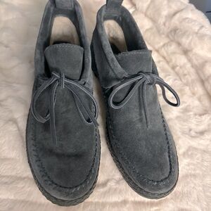 Uggs Woodlyn Moc Gray Suede Slip On Gray Moccasin Women’s 8 New w/o box